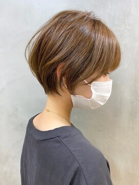 ルートエイチ 市川(Root H) イメチェンハッシュカット似合わせカットレッドブラウン市川