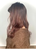ピンクブラウングラデ[センター南/センター南駅]
