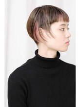 ルーシー ヘアデザインワークス(Lucy Hair Design Works) サロンワーク×ワイドバング刈上げショート