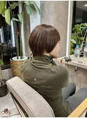 大人可愛いショート/襟足生え癖矯正カット/絶壁改善ショート