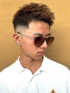 ブリランチン イワタ(Brilliantine Iwata) 茶髪×フェード