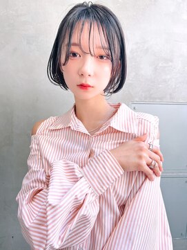 テイラー(Taylor) 【Taylor 】大宮  ナチュラルブラック×シースルーボブ