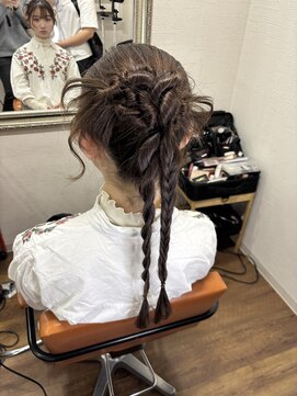 プライズ アイリス 池袋東口店(prize Iris) ヘアセット/カチモリ/結婚式お呼ばれヘアセット/池袋