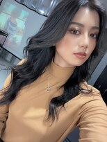 キング(K!ng)&nbsp;縮毛矯正髪質改善ハイライトレイヤーカット枚方美容室エクステ