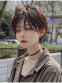 イメチェン 外ハネボブ 美髪 ワイドバング ホワイトブロンド