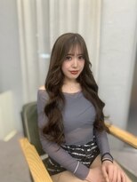 シェス 梅田茶屋町(shes) 韓国風ヨシンモリヘア×透明感カラー/ 