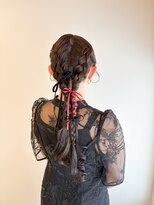 スリーバイザサロン(THREE by the salon)&nbsp;ツイン編み込みヘア