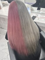 ミニョン(mignon)&nbsp;韓国/ダブルカラー/ブリーチ/ピンク/学割U24/新越谷/南越谷/草加