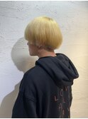 メンズブリーチ&ダブルカラーブロンドマッシュ 池袋