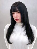 オニキス(ONYX)&nbsp;C120韓国風ザクザクトレンドレイヤーカット透明感ブルーブラック