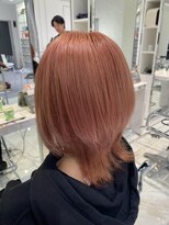 ヘアーアンドメイク ニューヨークニューヨーク 姫路店(Hair&Make NYNY)&nbsp;レイヤーカット×ペールピンクカラー