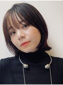 ★ボブレイヤー/ハッシュカット/小顔くびれボブ/前髪あり/銀座