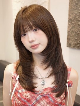 ジュノヘアージャパン 表参道(JUNO HAIR JAPAN) 黒髪/クラゲヘアー/オリーブグレー/小顔/ココアベージュ/渋谷