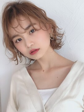 カーサ(Casa.) シアーベージュ×ゆるふわパーマ