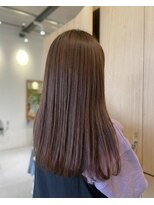 リエットヘアー 杢左店(Lie-et. hair)&nbsp;柔らかベージュブラウンで美髪ロング｜西尾市