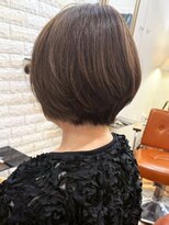 アトリエ ミム 二子玉川店(atelier mim) 大人ショートボブ ショートレイヤー アッシュブラウン 30代 40代
