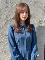 モードケイズ ラ ヴィ ベル(MODE K's la vie belle) 【小顔効果◎】韓国風レイヤー×透明感カラー