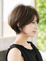 ロビー 表参道(ROBBY) ショートボブ/前髪あり/小顔ショート/30代/40代/50代