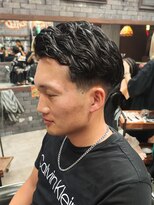 フォーコーナーズカットショップスリーセント 栄(FourCornersCutShop 3/cent) 七三スタイル/ビジネス/フェードカット/スキンフェード