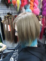 トリックストア(TRICK STORE) アッシュミルクティー&内側ミントグリーンの2トンカラー