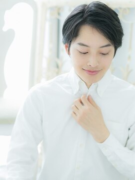 モッズ ヘア 福岡姪浜店(mod's hair) *mod's姪浜*…ビジカジ◎黒髪サイドパートショートa