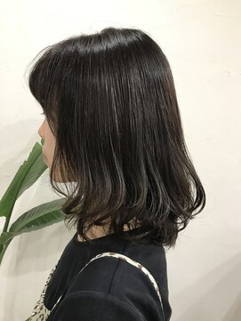 アリウス(ALIUS by posh) 【ALIUS 池袋 小川】ミディアム×シアカラーオリーブ