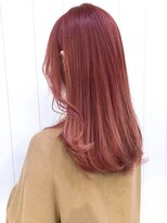 アイティー バイ アルバム 浦和店(IT by ALBUM) ピンクロング_オリーブカラーハイライトカラー_ba305611