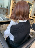 [kichi.] 切りっぱなしボブ×カッパーオレンジ
