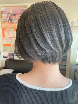 ヘア メイク ココ(hair make coco) ブリーチ×クールグレージュ