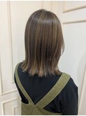 【crop es辻堂 藤田】ハイライト×ピスタチオカラー