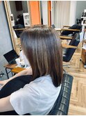 ツヤ髪ストレート