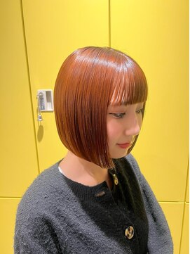 レア 渋谷(Le'a) オレンジミニボブ