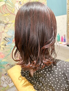 ムーン(moon) #大人ガーリー#チョコレート#モードヘア#プリカール