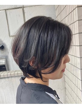 マティーナ ヘアー 池袋(Matina hair) 【ショートカット/大人ショート/ブルーブラック】20代30代40代