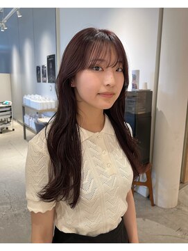 ヘアーエスクールシーユー 枚方T-SITE店(hair S.COEUR×Cu) 顔周りレイヤー