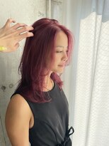 ラニヘアサロン(lani hair salon) レイヤーカットピンクカラー