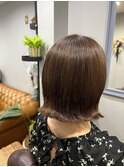 大人ボブ 外ハネ切りっぱなし uiic umeda 中沢恵理