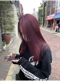 前髪/マチルダボブ/ピンクベージュ/インナーグレージュ/宇都宮