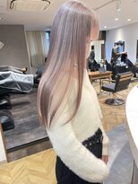 ロンド レア 天神大名店(Lond Le’a)&nbsp;ミルクティーベージュ/ダブルカラー/ブリーチ/くびれヘア