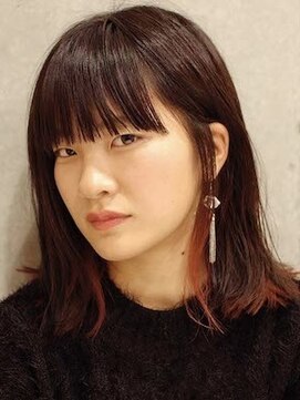 シルフィ(sylph) 前髪ストレートパーマ_ミディアムストレート