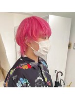 ニュート(Neut )&nbsp;ハイトーンコットンピンクカラーマッシュウルフ/ケアブリーチ