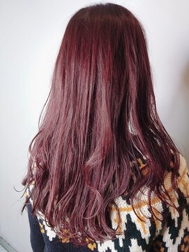 アヴァンス 和泉中央店(AVANCE) チェリーピンク×髪質改善カラー×ふわロング