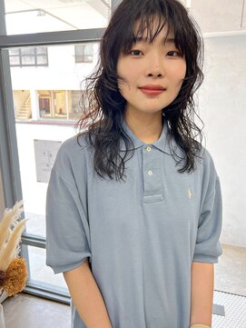 ペイジヘアー(paige hair) レイヤースタイル/レイヤーパーマ/パーマスタイル/暗髪