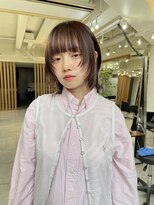 メゾンアクア 表参道(Maison ACQUA)&nbsp;◎外ハネボブボブウルフワイドバングイメチェンヘアスタイル