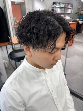 レブ 三条河原町(Reb,) ツイストスパイラルツイストパーマスパイラルパーマメンズパーマ