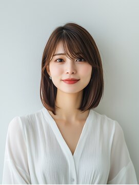 e.m.a プレミアムビューティーサロン 栄駅店(e.m.a PREMIUM BEAUTY SALON) ボブヘア/イメチェン/外ハネボブ/美髪/ワイドバング/髪型