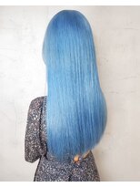 アフィナー(Afinar)&nbsp;【横浜/横浜駅】マリンブルー/エフェクトブリーチダブルカラー