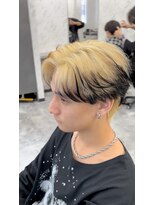 オム ブランシェ(HOMME BLANCHE’)&nbsp;【Ryo】フェザーブロンドエンドカラー