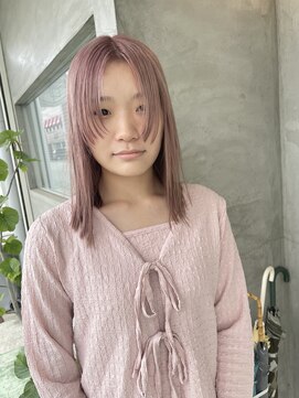 ナイーヴヘア(NAiVE HAIR) 【NAiVE HAIR 北原】ホワイトピンク