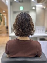 ヴィオットバイサロン(Viot by Salon)&nbsp;＊くびレイヤーエモージュ前髪パーマグレーベージュレイヤーボブ